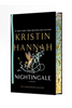 The 1994 Anniversary Edition of the novel 'The Nightingale' by Kristin Hannah, shown as a book with a black cover, gold lettering, and a decorative spine on a white background.